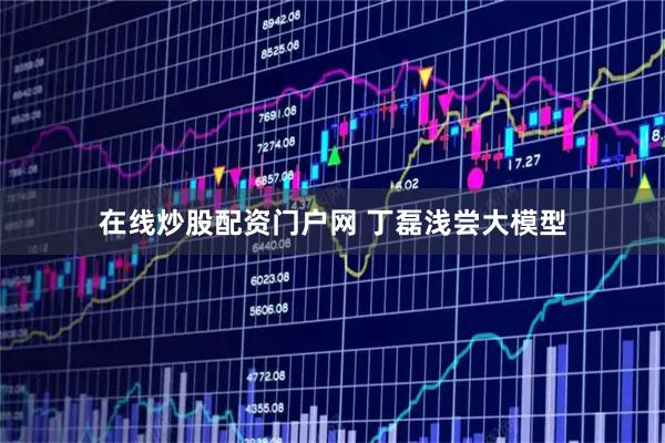 在线炒股配资门户网 丁磊浅尝大模型