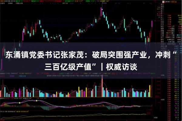 东涌镇党委书记张家茂：破局突围强产业，冲刺“三百亿级产值”｜权威访谈
