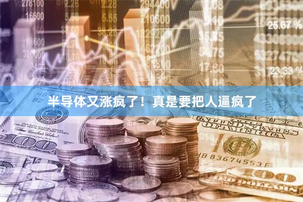 半导体又涨疯了！真是要把人逼疯了